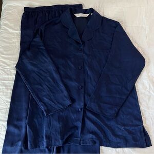 Victoria's Secret Deep Blue Pajama Set